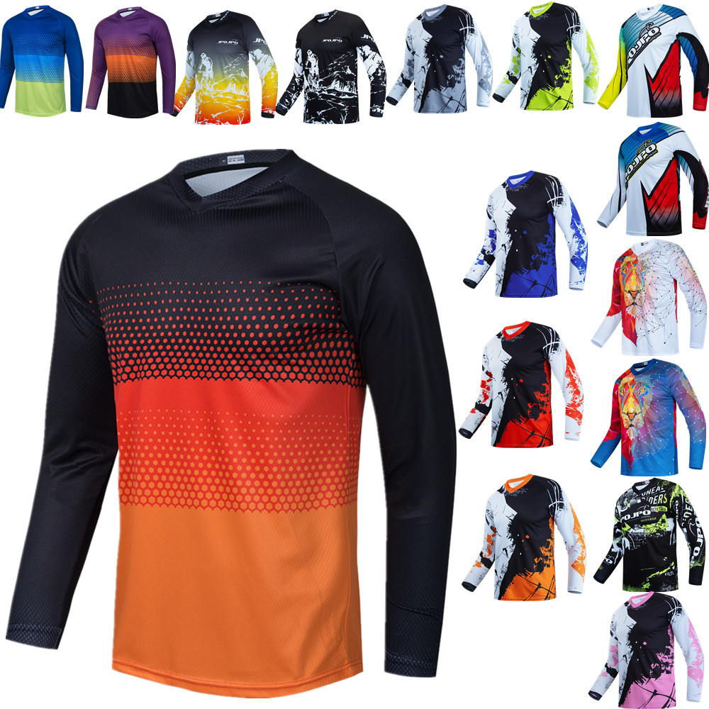 Mountain Biking Youth - Crossmotor Jersey Jeugd Motocross Jersey met