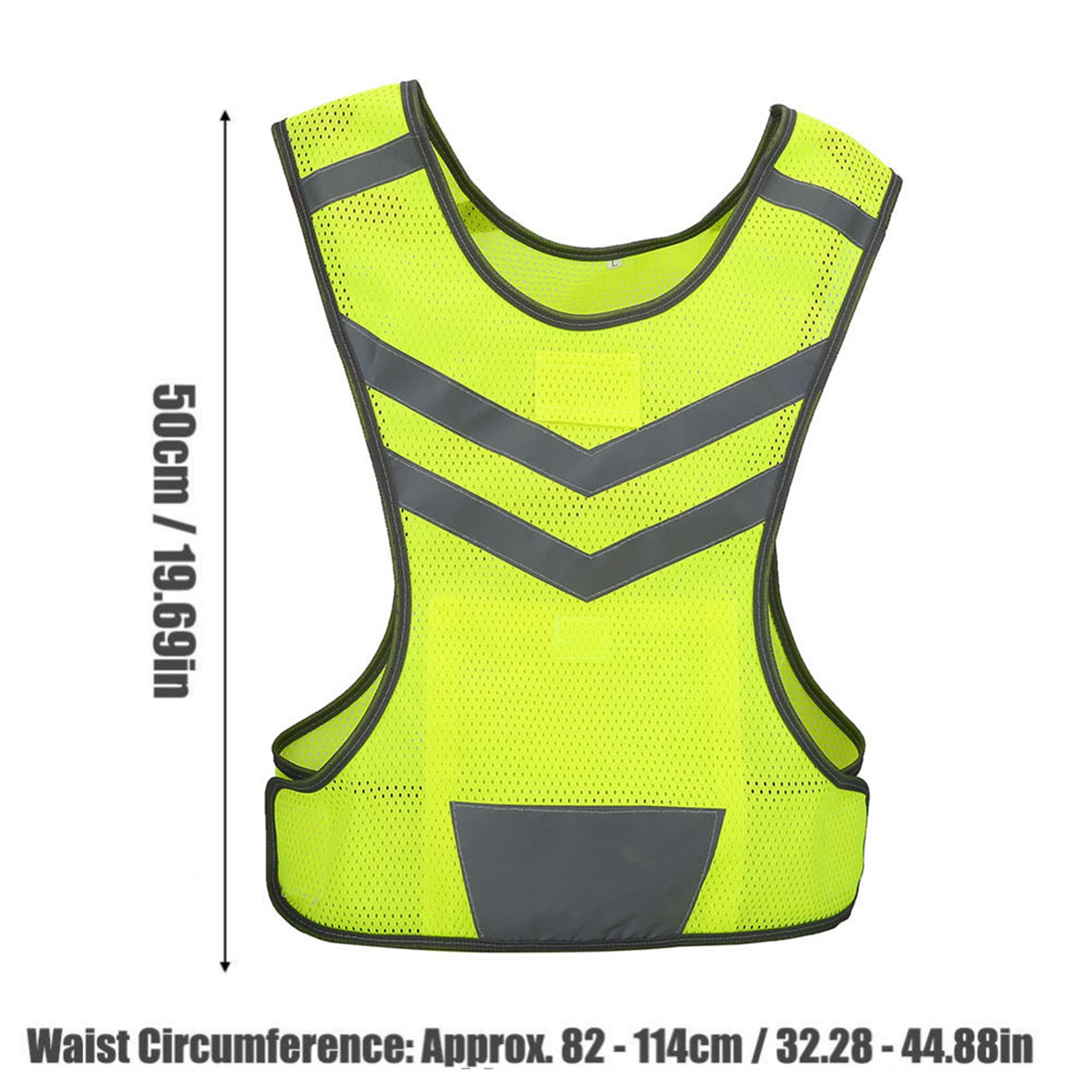 Mountain Biking Vest - Verstelbaar reflecterend veiligheidsvest met hoge zichtbaarheid