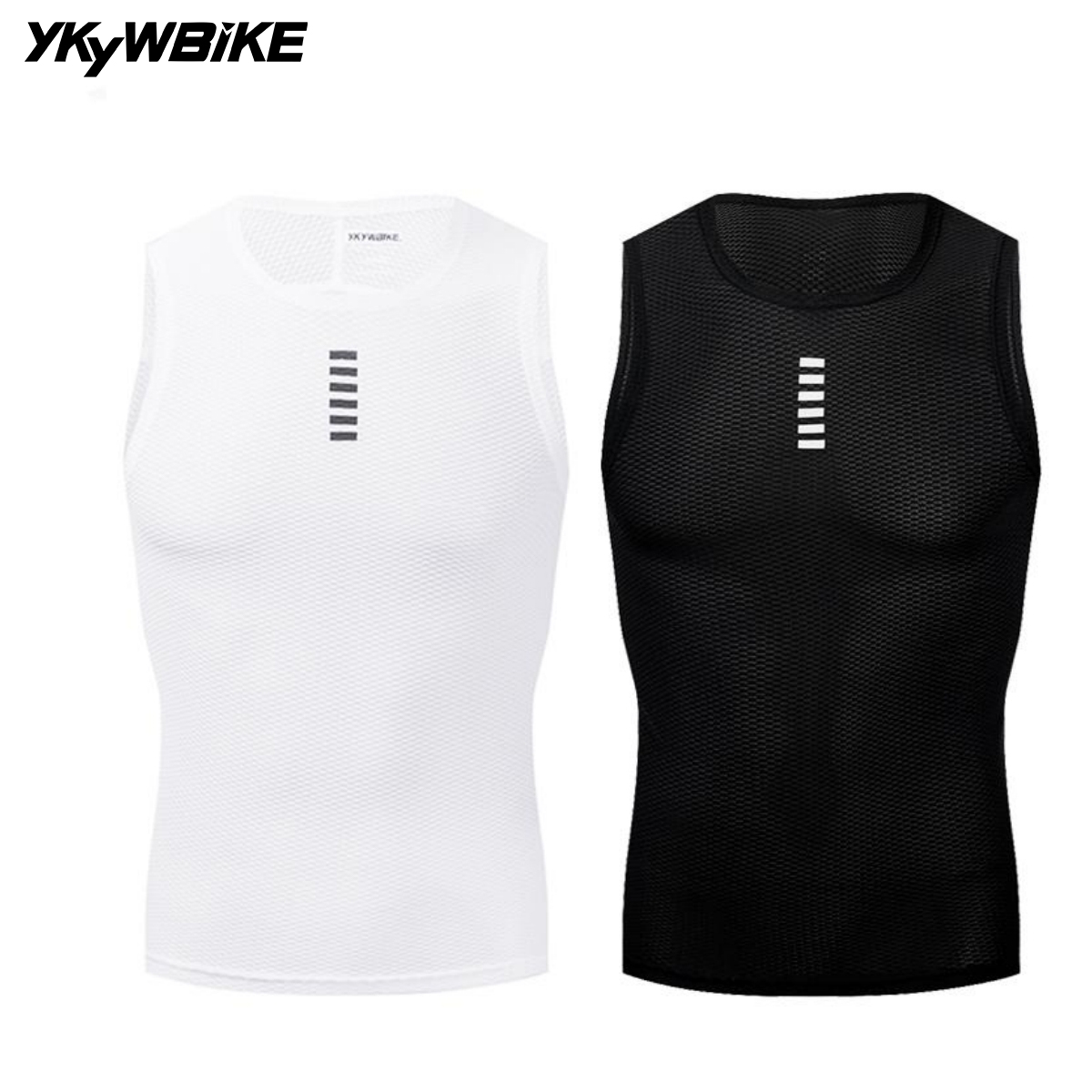 Mountain Biking Vest - Ykyw Mouwloze Heren Zomer Fietsshirt Fietsvest