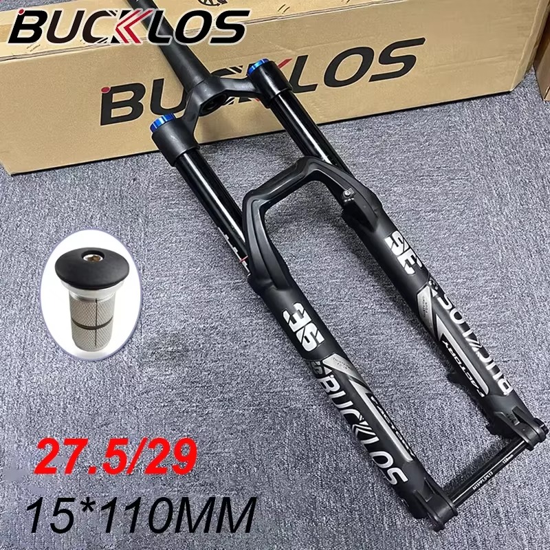 Mtb Fork Air - BUCKLOS 27.5/29 inch MTB luchtveringvork 110*15mm