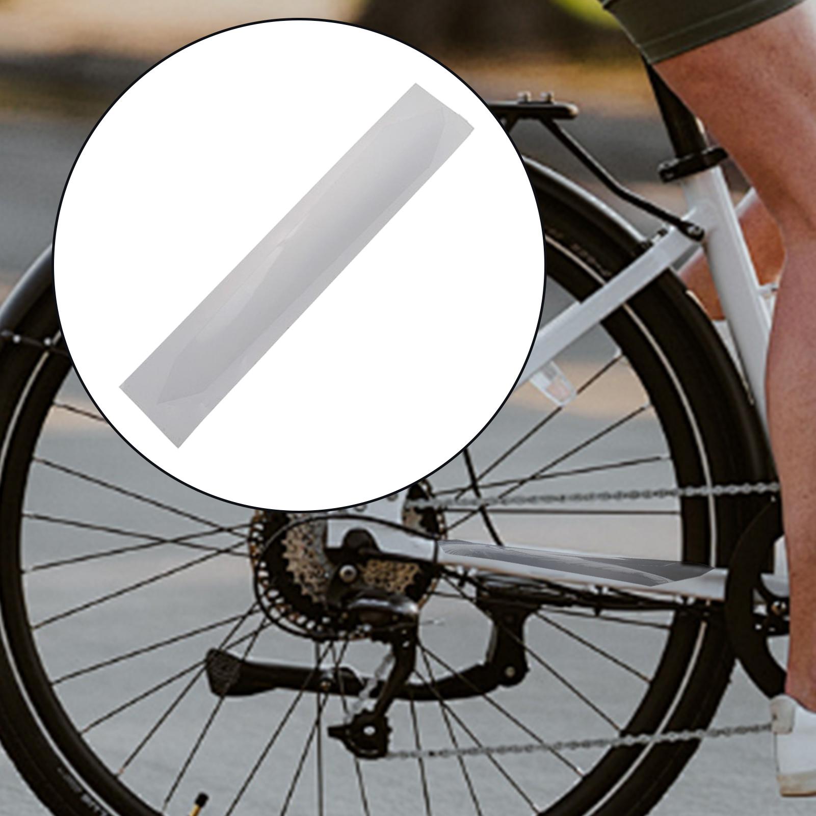 Mountain Biking Quotes - Fietskettingbeschermingsstickers Transparante fiets achtervorkbeschermer Doorzichtige achtervork