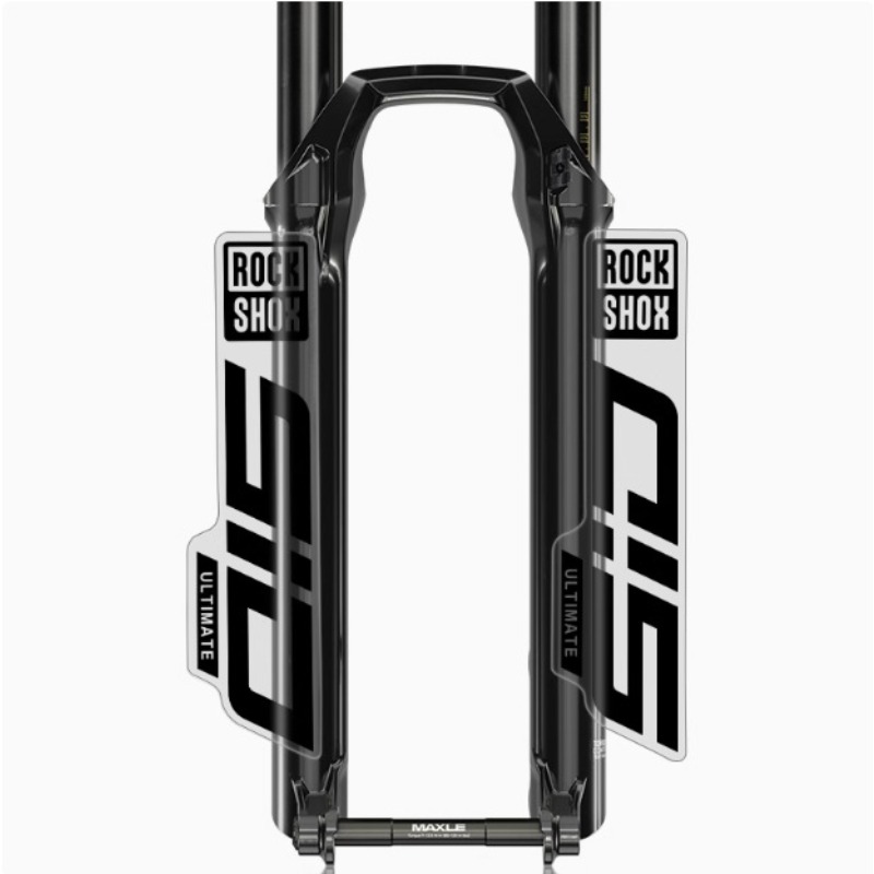 Mountain Biking Quotes - RockShox SID kleurveranderende vinylstickers MTB voorvork