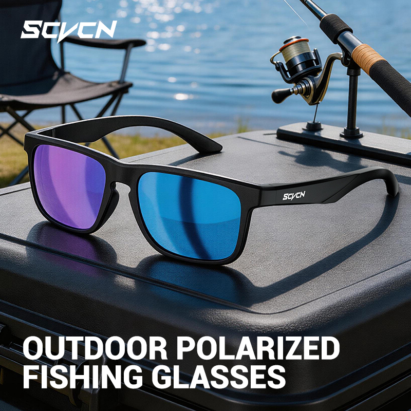 Mountain Biking Sunglasses - SCVCN Gepolariseerde Visserijzonnebril Strand Oceaan Zeevissen