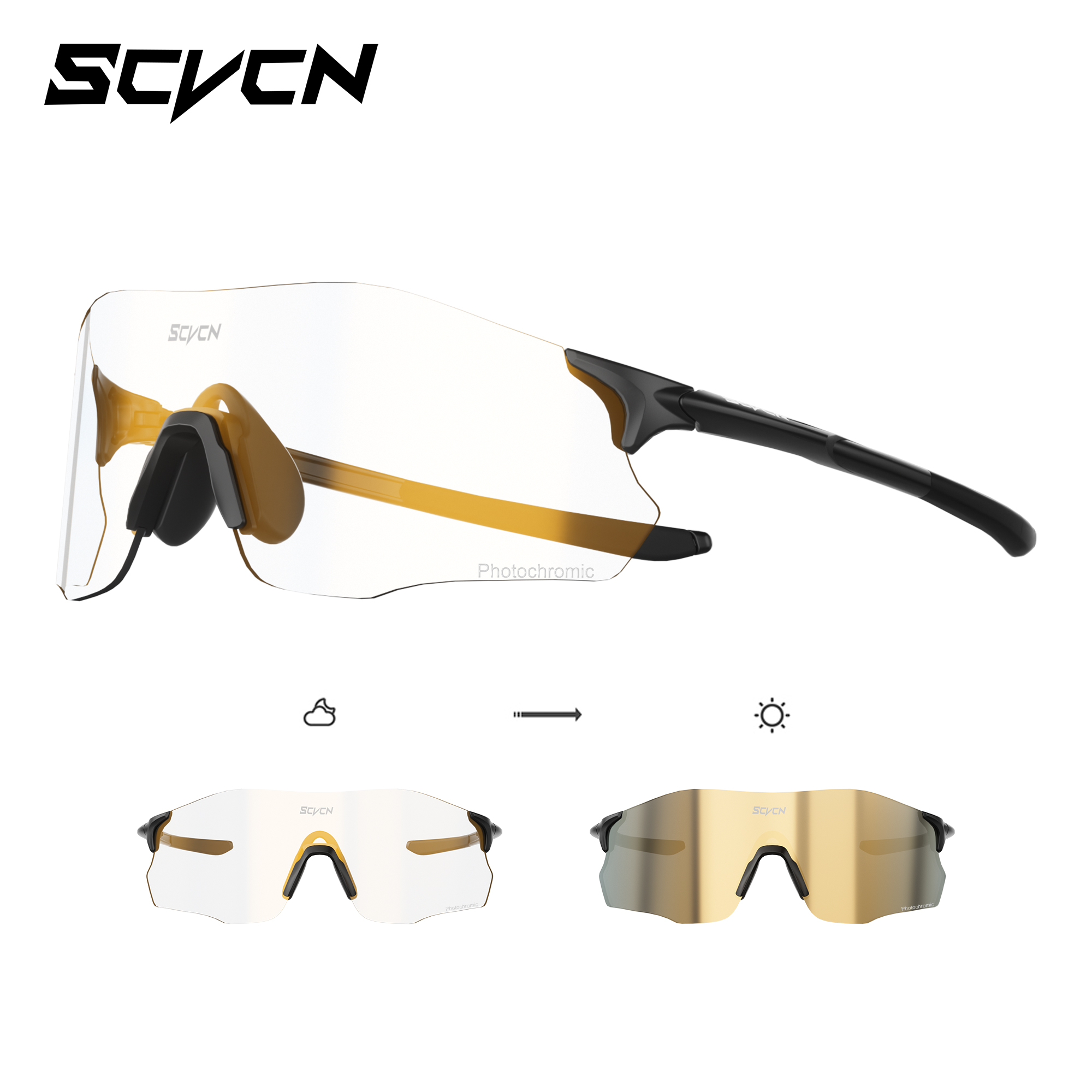 SCVCN Meekleurende Randloze Zo - Mountain Biking Sport recensie en prijs