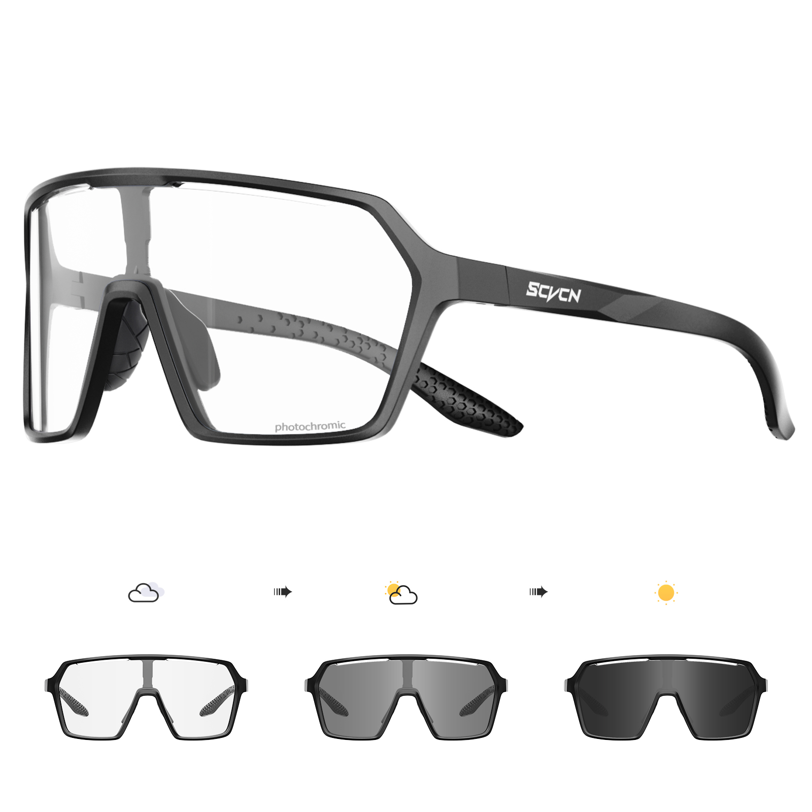 SCVCN Hot Fietsen Meekleurende - Mountain Biking Sunglasses recensie en prijs