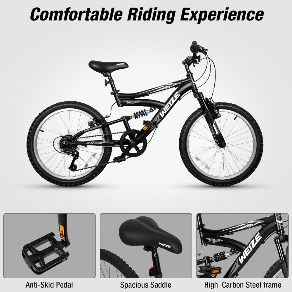 Jeugd mountainbike met dubbele - Mountain Biking Youth recensie en prijs
