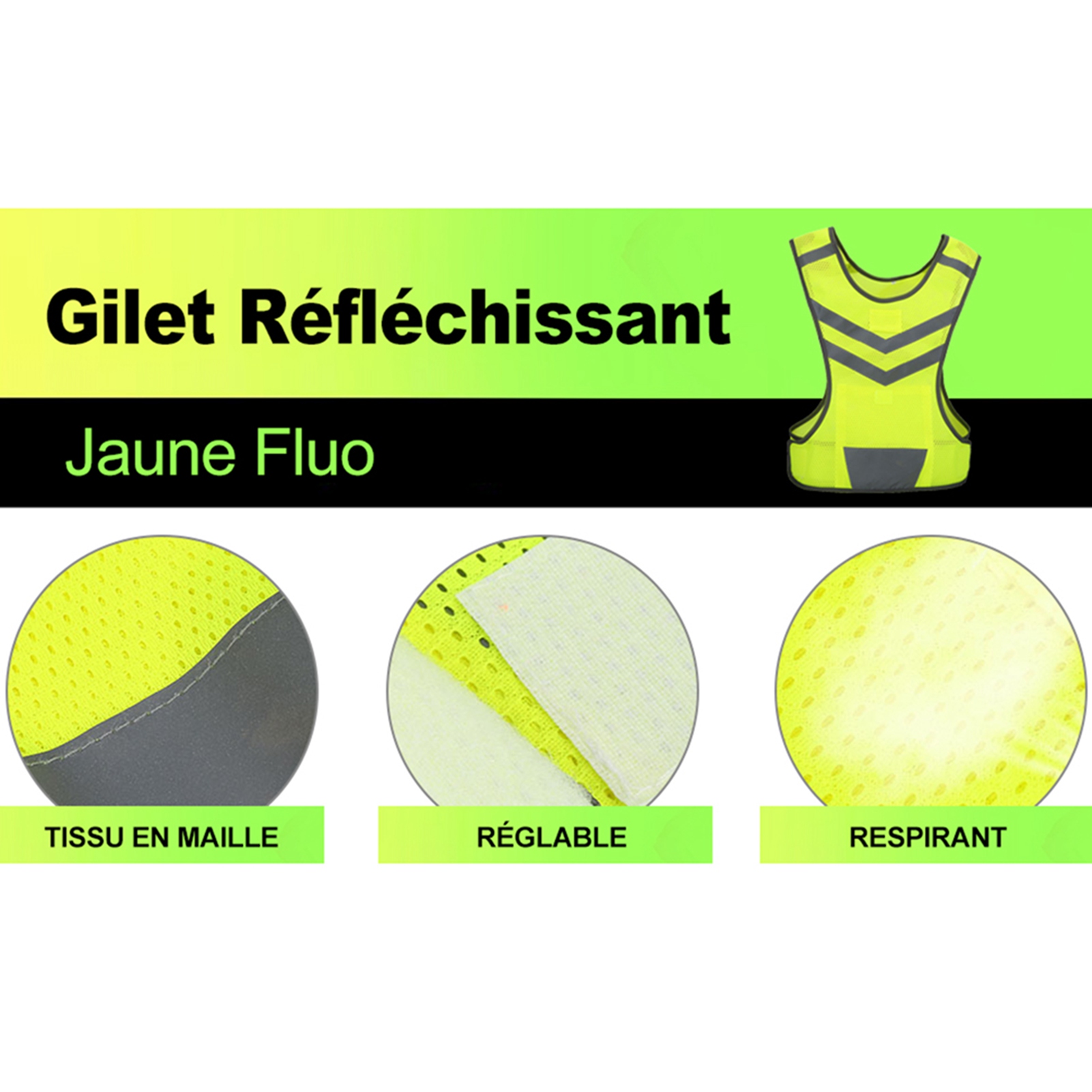 Verstelbaar reflecterend veili - Mountain Biking Vest recensie en prijs
