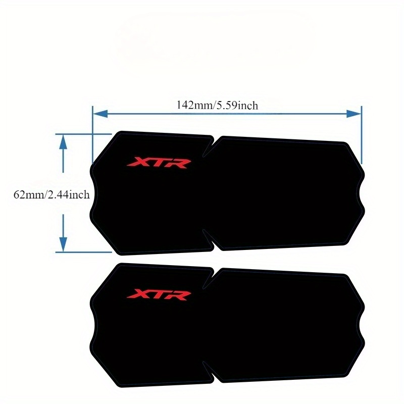 2D platte sticker 2pcs/XTR-M91 - Mountain Biking Quotes recensie en prijs
