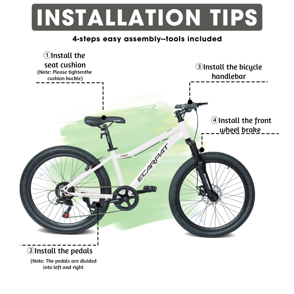 24 Inch Jeugd Mountainbike met - Mountain Biking Youth recensie en prijs